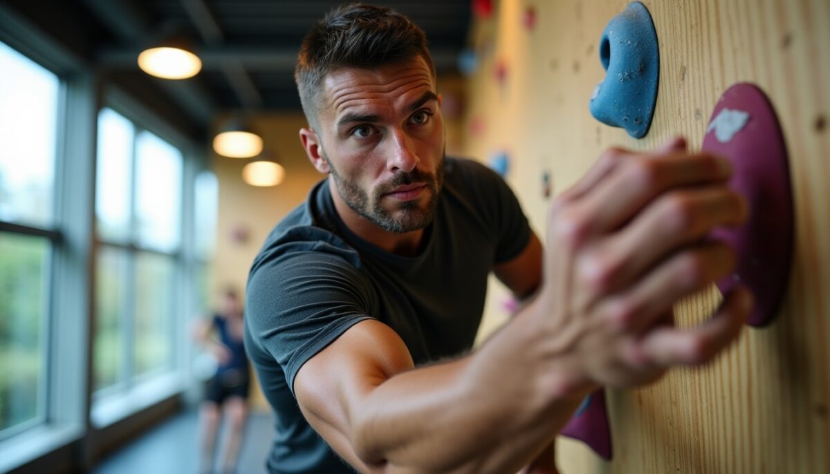 Escalade poutre entrainement : séance, sécurité et progression pour gagner des doigts plus solides