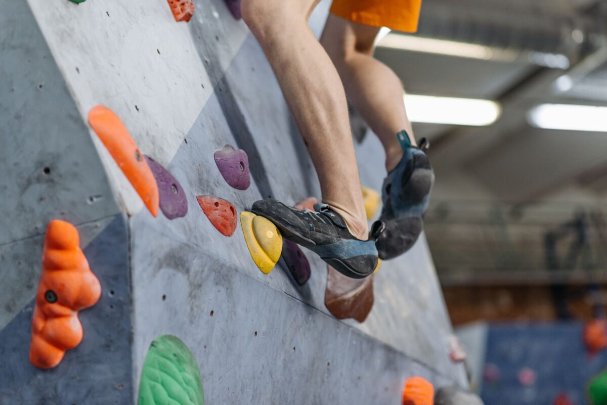 escalade poutre entrainement réussir échauffement avant