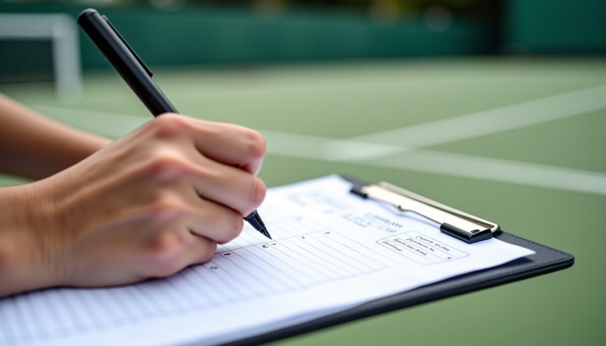 Feuille de match de tennis : 10 étapes pour la remplir sans erreur, sans stress et vite